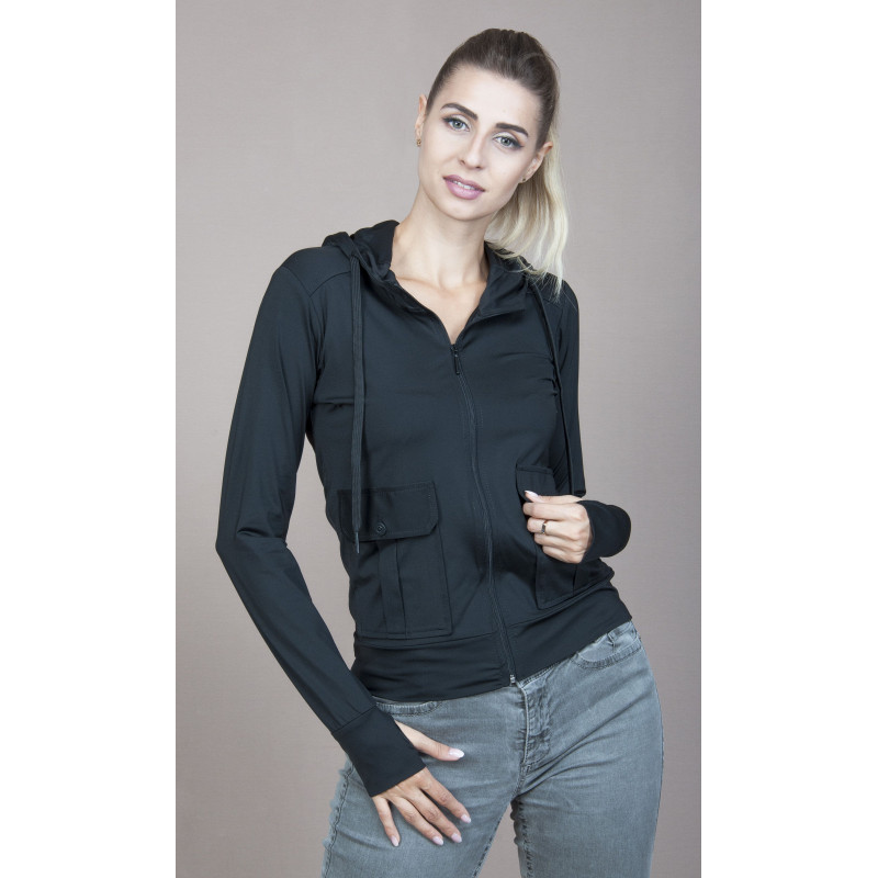BLUZA ZYRA (dwie kieszonki)