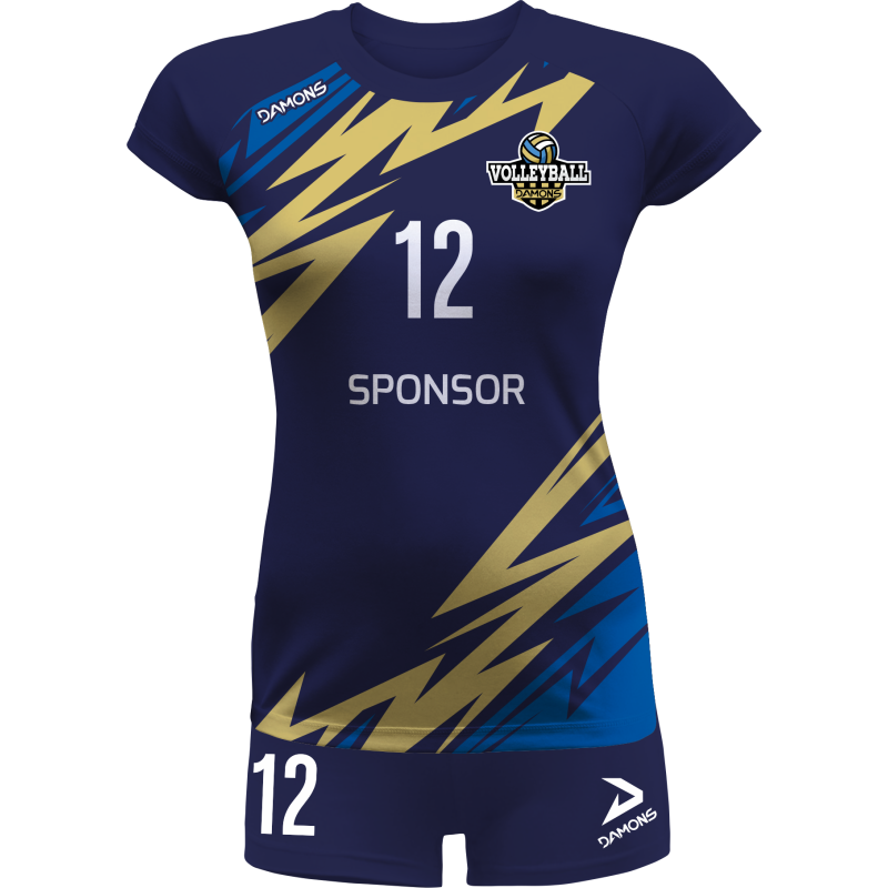 VEGA PRO 16 | Volejbalový zápasový dres s erbem Vašeho klubu | Damons